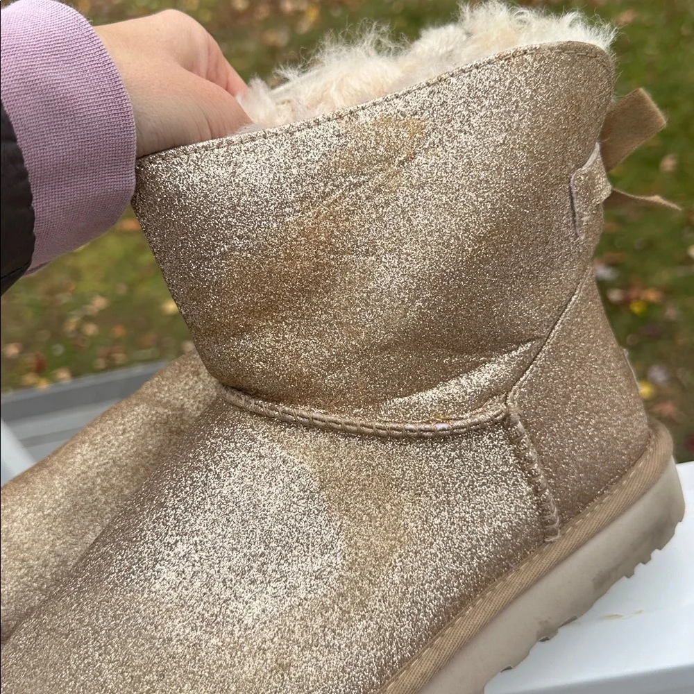 UGG Mini Bailey Bow Sparkle Boot